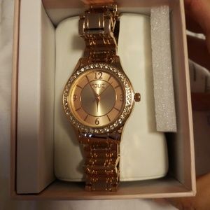Womans rose gold watch